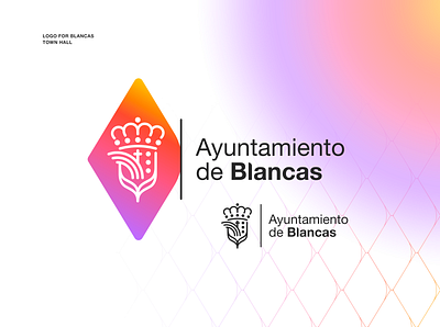 Logo for Blancas Town Hall adobe brandbook branding design graphic design illustration illustrator logo photoshop typography ui visual identity
