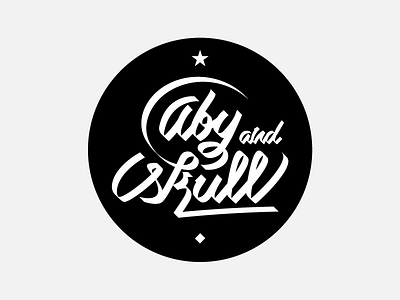 Abyandskull calligraphy design logo