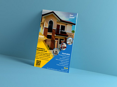 Flyer design for real estate company branding design graphic design motion graphics typography