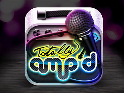 Totally Amp'd App Icon app concept icon