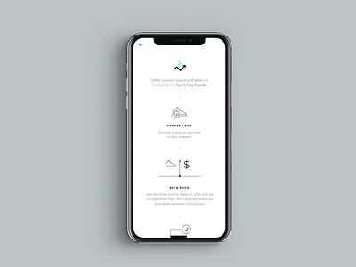 Sneaker Resale Mobile — Process Page branding fashion typography ui ux