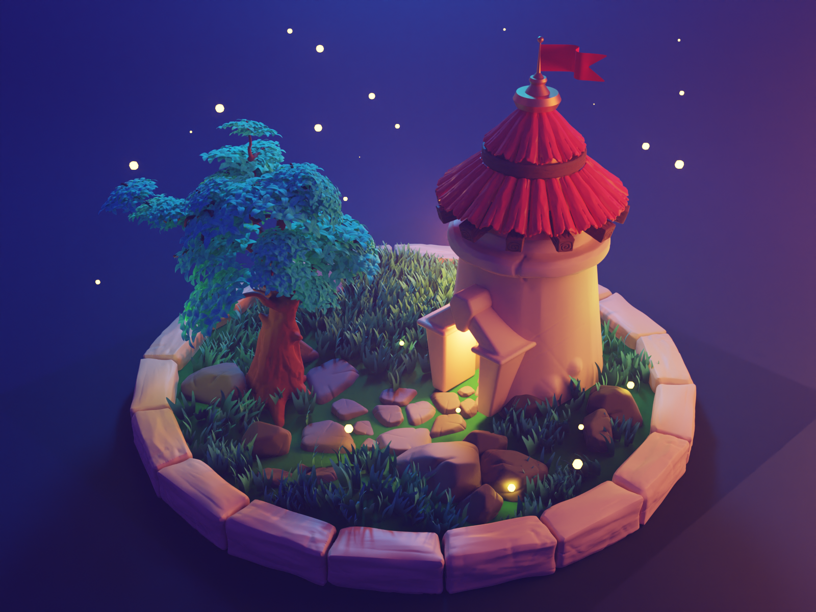 Fantasy Tower by 𝗭𝗼𝗼𝗺𝗶𝗲 𝗔𝗻𝗶𝗺𝗮𝘁𝗶𝗼𝗻𝘀 on Dribbble