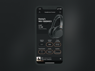 Sony Headphones App