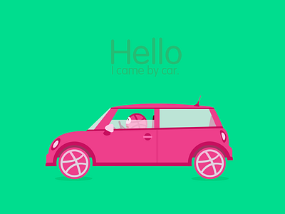 Hello Dribbble 插图 设计