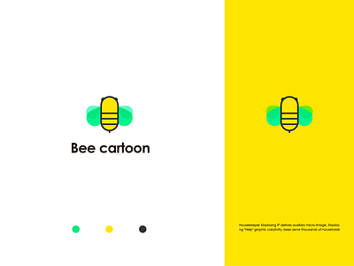 Bee cartoon ui 插图 设计