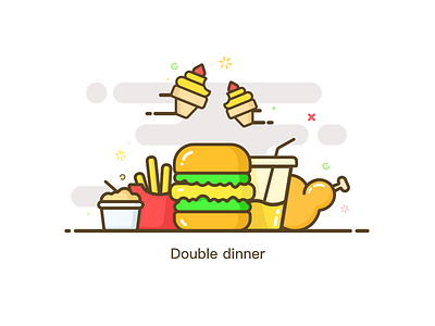 Double Dinner2 ai sketch