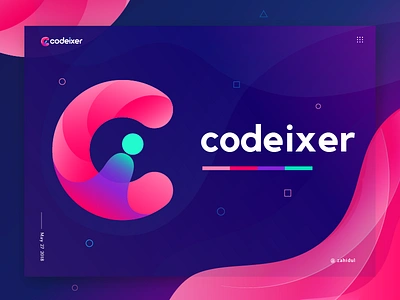 codeixer logo ( Ci logo mark) branding c c icon c logo c mark ci ci icon digital color logo gradient logo logo logo mark logo symbol logo trend multiple color logo pasta blend logo pink logo poster technology logo web based logo