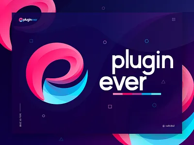 Logo design for Pluginever app logo bolder color logo branding color logo colorful logo e logo e logo mark ep logo gradient logo iconic logo logo logo mark logo symbol p logo pe logo poster technology logo web design logo web page logo