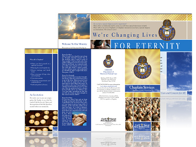 Department of Ministry and Pastoral Care - Brochure Design art direction brochure design graphic design page layout print production