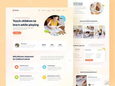 Childhood education Landingpage