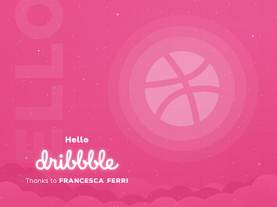 Hello Dribbble! debut first shot hello dribbble