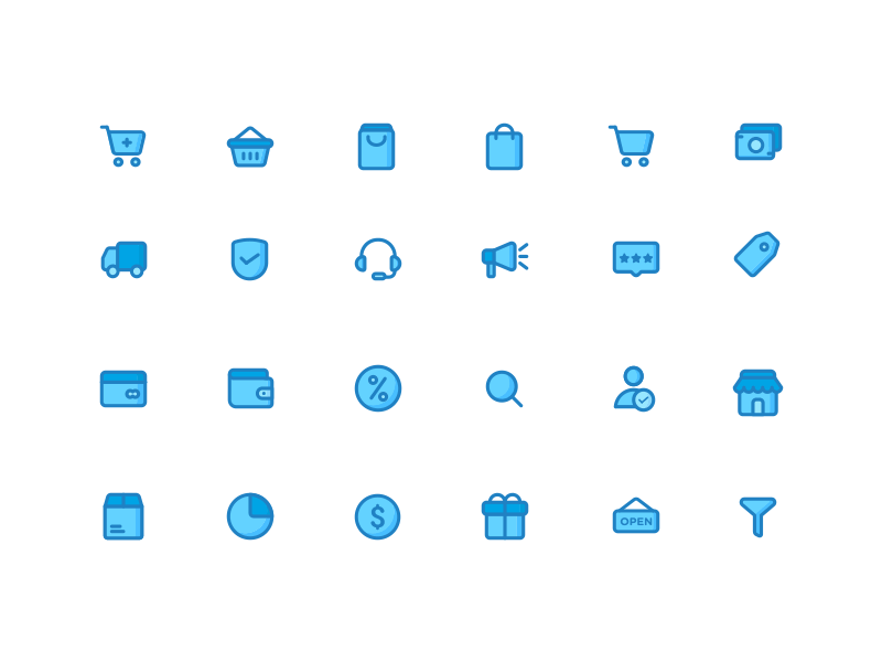 E Commerce Icon e commerce filled line icon icon pack icons line solid