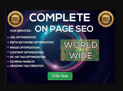 Complete Professionally On-Page SEO For Website Ranking animation branding graphic design illustration motion graphics vector webtraffic