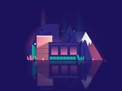 Architectural series illustration