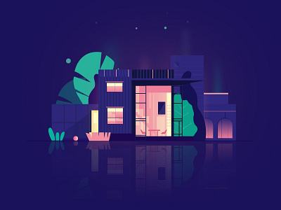 Architectural series illustration