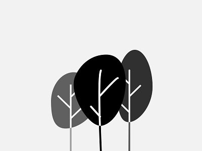 Trees illustrations dailyui design illustration ui design visual design