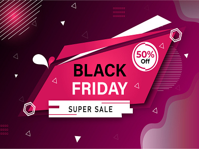Black Friday Super Sale Background