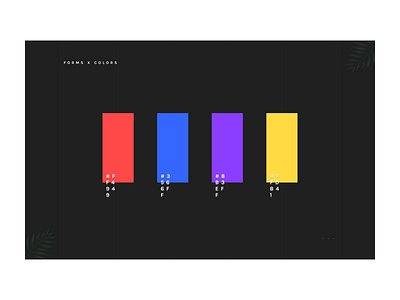 Forms x Colors blue clean colors forms purple rectangle red yellow