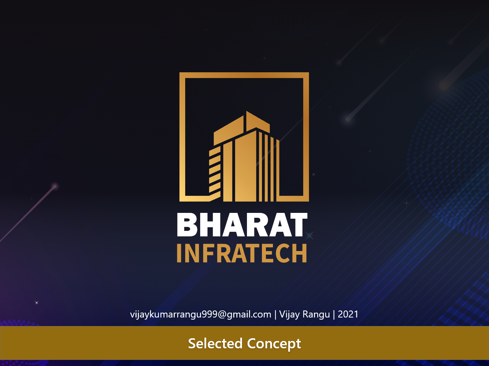 Bharat Infratech Logo Design of a real estate company by Vijay Rangu on ...