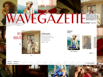 WAVEGAZETTE: fashion e-magazine concept (unofficial)