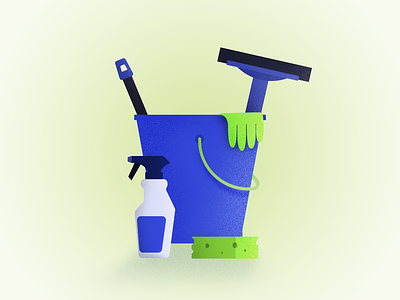 Cleaning Services Illustration cleaning service design illustration minimal