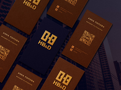 Premium business card & logo design for a building company