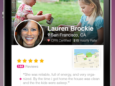Mobile Babysitting App