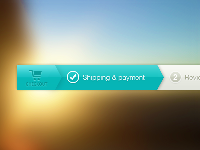 Checkout Navigation checkout horizontal nav navigation payment shopping cart