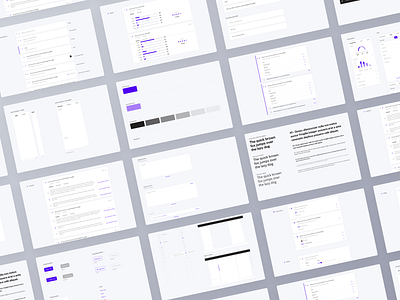 Buffl - Design system brandbook data design system purple questions styleguide survey system system design ux