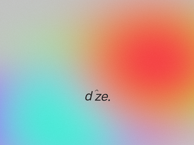 d^ze-iD colors design logo typogaphy