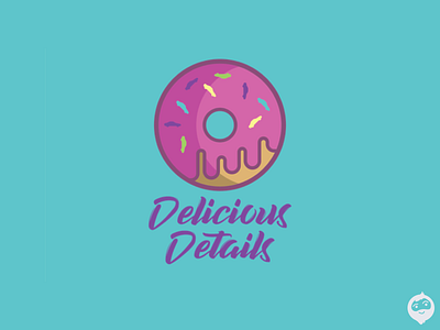 Delicious Details branding doughnut logo logo design logodesign logotype