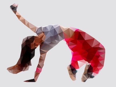Low-res Polygon Dancer