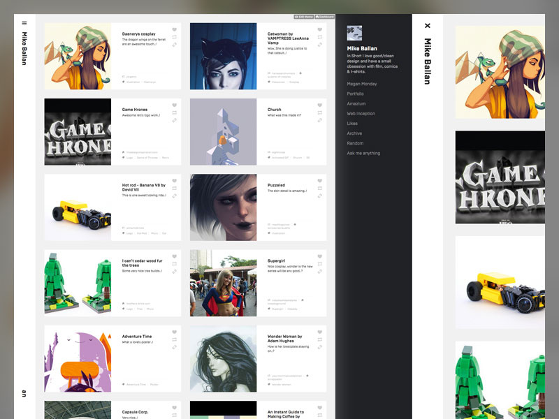 Isaac - Tumblr Theme theme tumblr design css html website