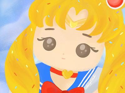 Sailor Cupcake character cute cute illustration design illustration kawaii kawaii art sailormoon sailormoonredraw