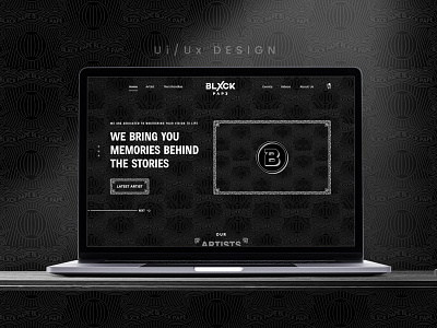 BLXCK PAPE E-Commerce Website adobe xd app designer appdesign design figma uiux uiux design web design