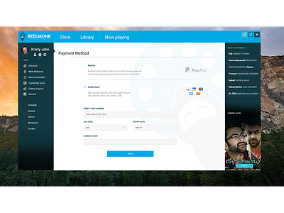 Reelmonk Movie Store ui uiux