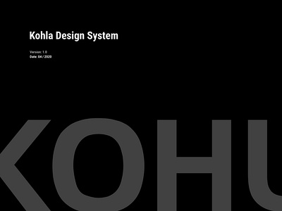 Kohla Design System