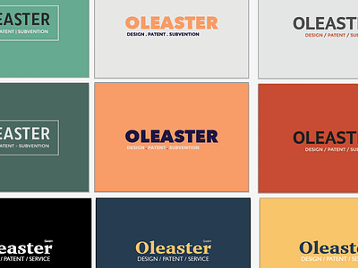 Oleaster - Logo Exploration cd ci design exploration logo visual