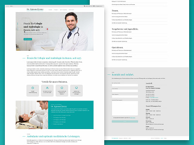 Jenny (WIP) landing page medical responsive