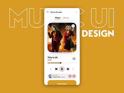 Music UI design music ui ui concept ui design ui designer uiux uxdesign