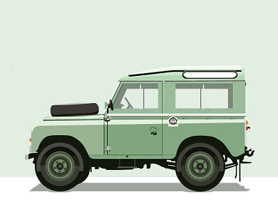 The Land Rover Defender defender illustration landrover