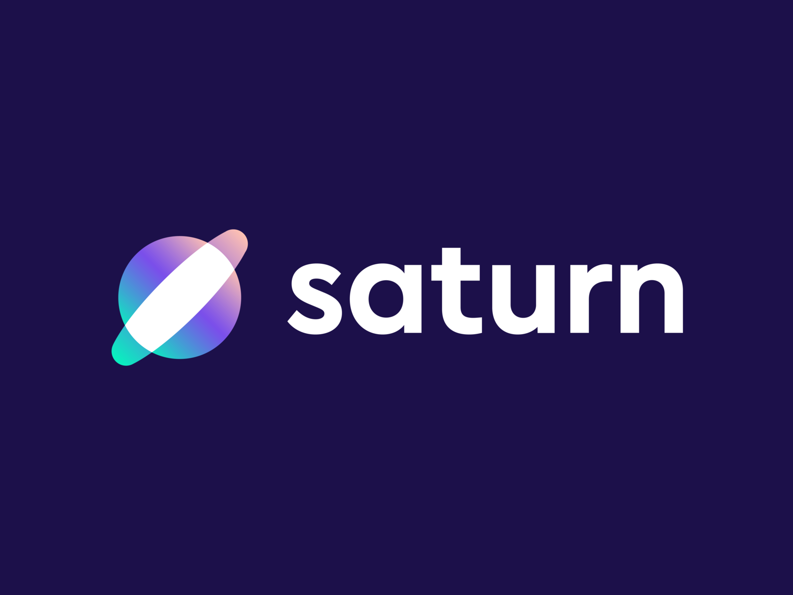 Simple Flat Saturn Logo Template Stock Vector | Adobe Stock