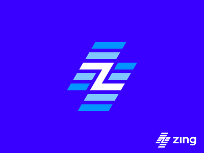 Zing logo (unused) branding logo z bolt fast speed