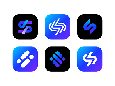 Logo concepts for fitness management app brandind icon app fitness s logo