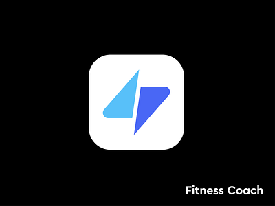 Fitness Coach logo design bolt light lighting branding logo