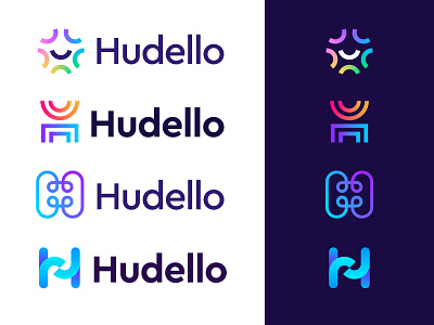 Hudello logo concepts