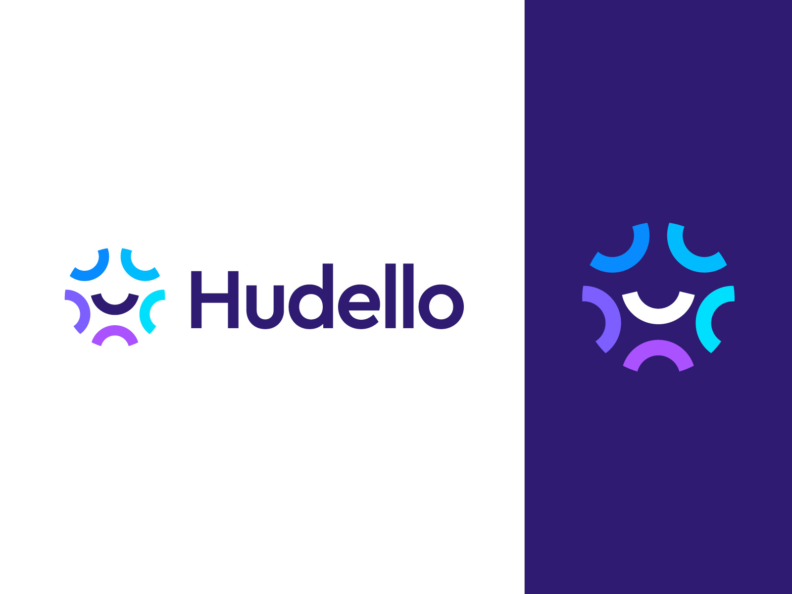Hudello logo design by Vadim Carazan - Logo design for Carazan Brands