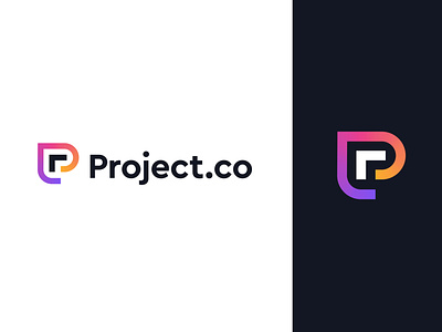 Project.co logo design branding logo