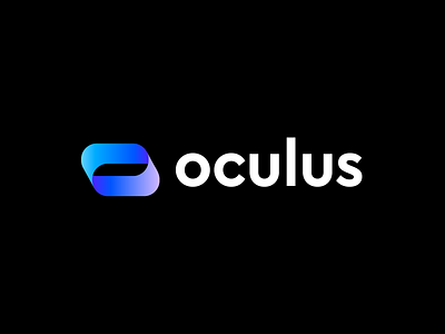 Oculus logo concept blockchain branding crypto cryptocurrency future futuristic gradient logo meta metaverse monogram o reality technology virtual vr