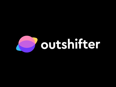 Outshifter logo concept pt.2 api astro blockchain branding code coding cosmos data e-commerce ecommerce galaxy graphql icon logo mark marketing nasa planet saturn technology
